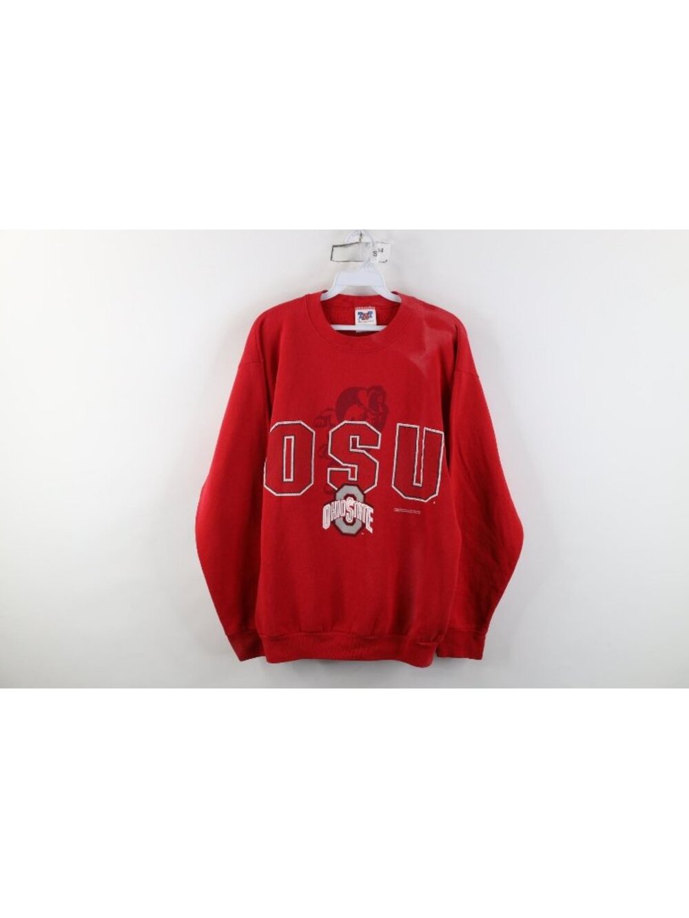 Vintage 90s Mens Large Sun Faded Ohio State University Crewneck Sweatshirt USA